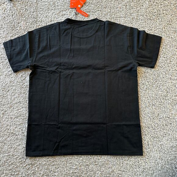 Men's YoungLA  433 FloralHummingbirdTee 97%Cotton%3Spandex XL NWT Black RARE! - Picture 2 of 5